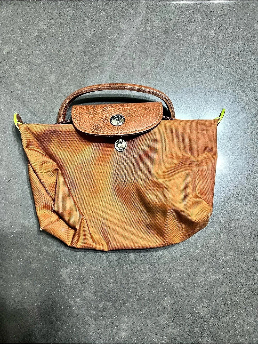 Longchamp Le Pliage Cosmetic Case / Pouch Brown Shoulder Bag